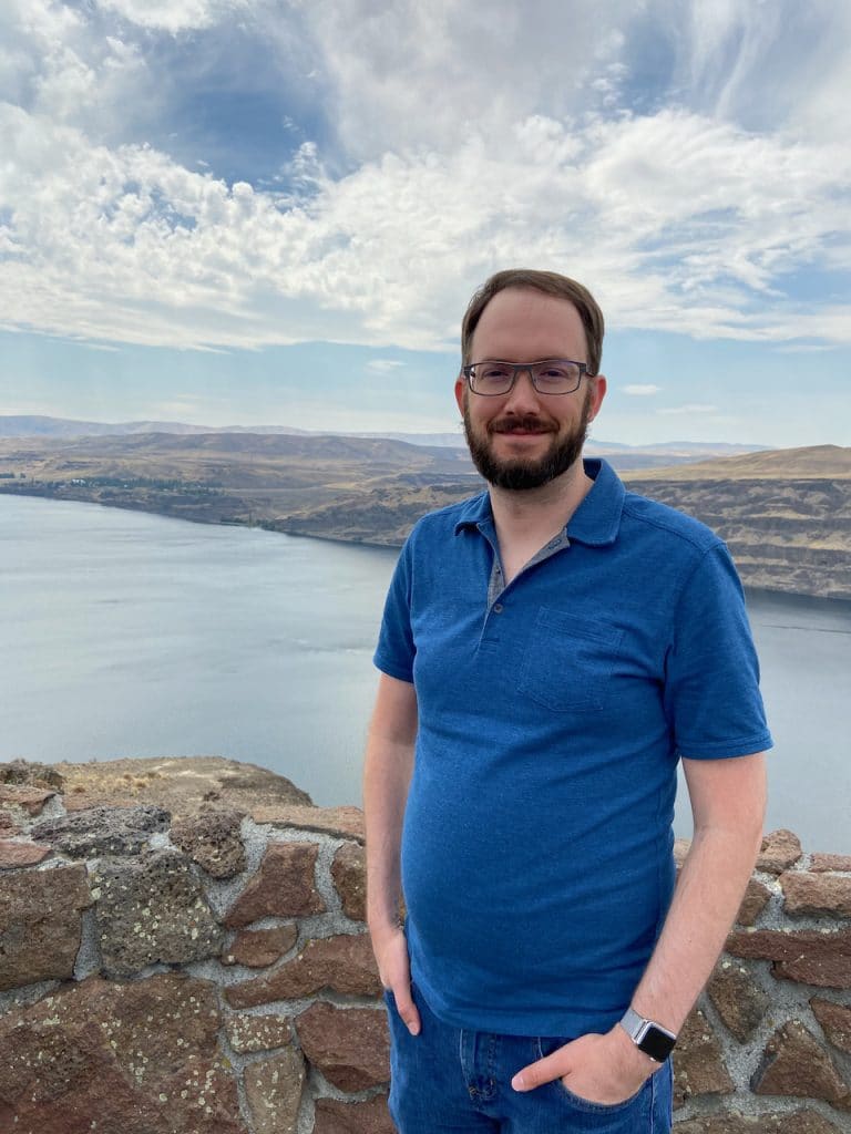 Calvin Freitas at Columbia River in Washington