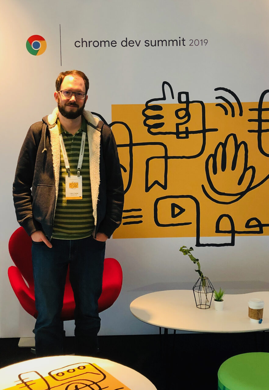 Calvin Freitas attending Chrome Dev Summit 2019 in San Francisco